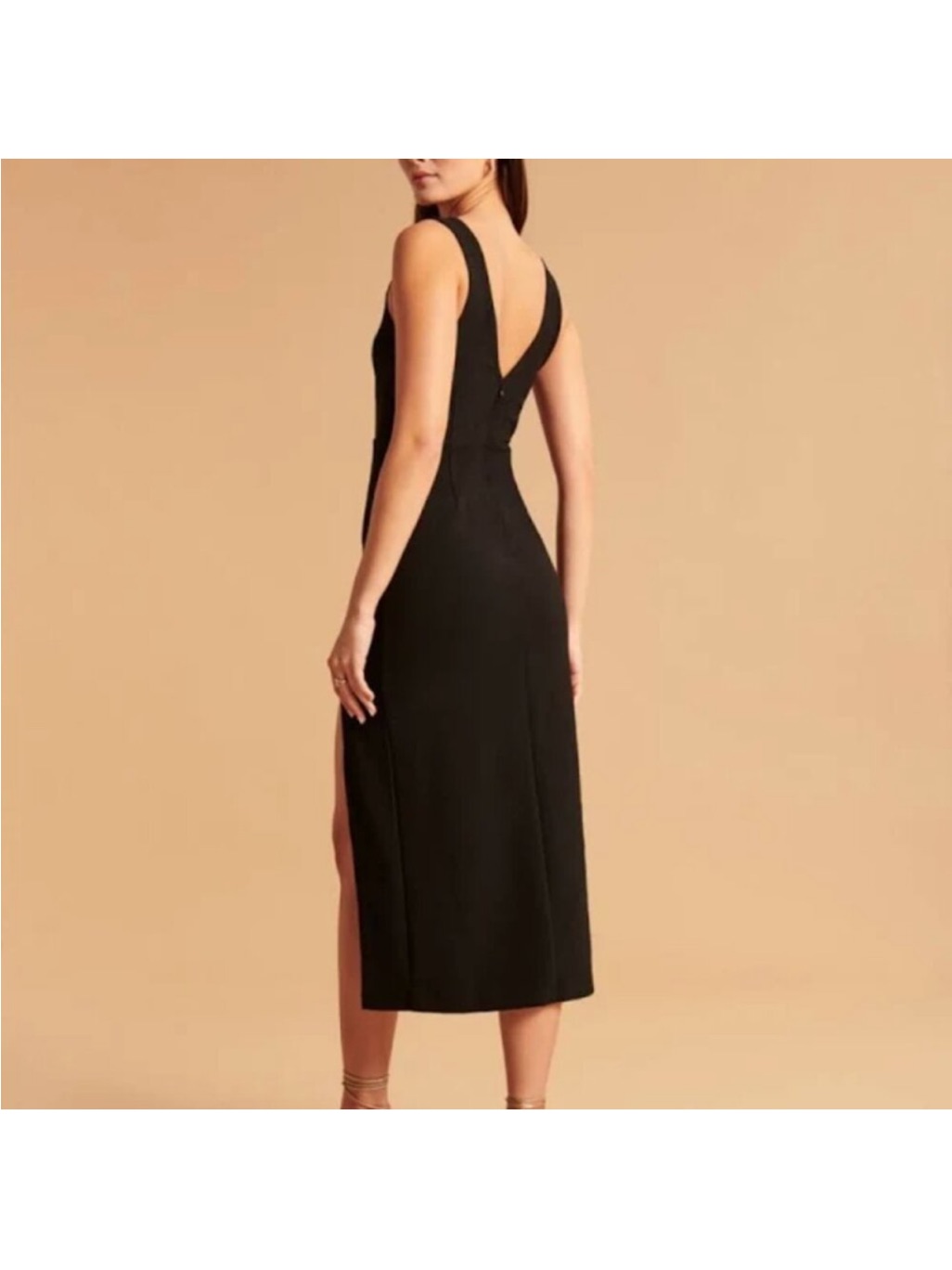 Abercrobie & Fitch Maxi Black Dress M New